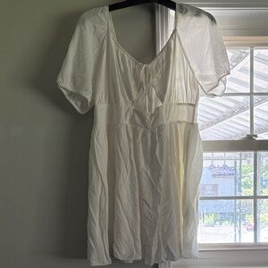 Boohoo White Mini Dress